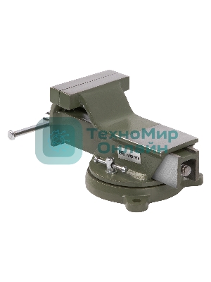 Тиски слесарные Сибртех 100 мм, стальные, поворотные