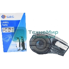 Картридж ленточный G&G GG-M21-750595WT черный на белом 19.1x6.4 для Brady BMP21-PLUS/BMP21-LAB