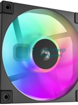 Вентилятор для корпуса DEEPCOOL FD12 черный, 120 мм, 2050 об/мин, 26.9 дБ, 4 pin
