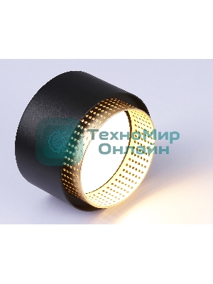 Светильник Ambrella light TN71275 BK/GD черный/золото GX53 max 12W D95*62