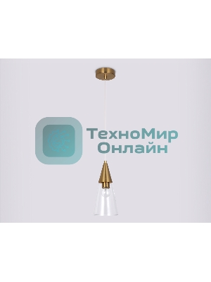 Светильник Ambrella light TR3666 BS/CL латунь/прозрачный E14 max 40W D120*1000