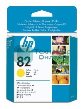 Картридж струйный HP №82 CH568A желтый для HP DJ 510 (28мл)