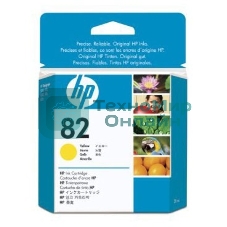Картридж струйный HP №82 CH568A желтый для HP DJ 510 (28мл)