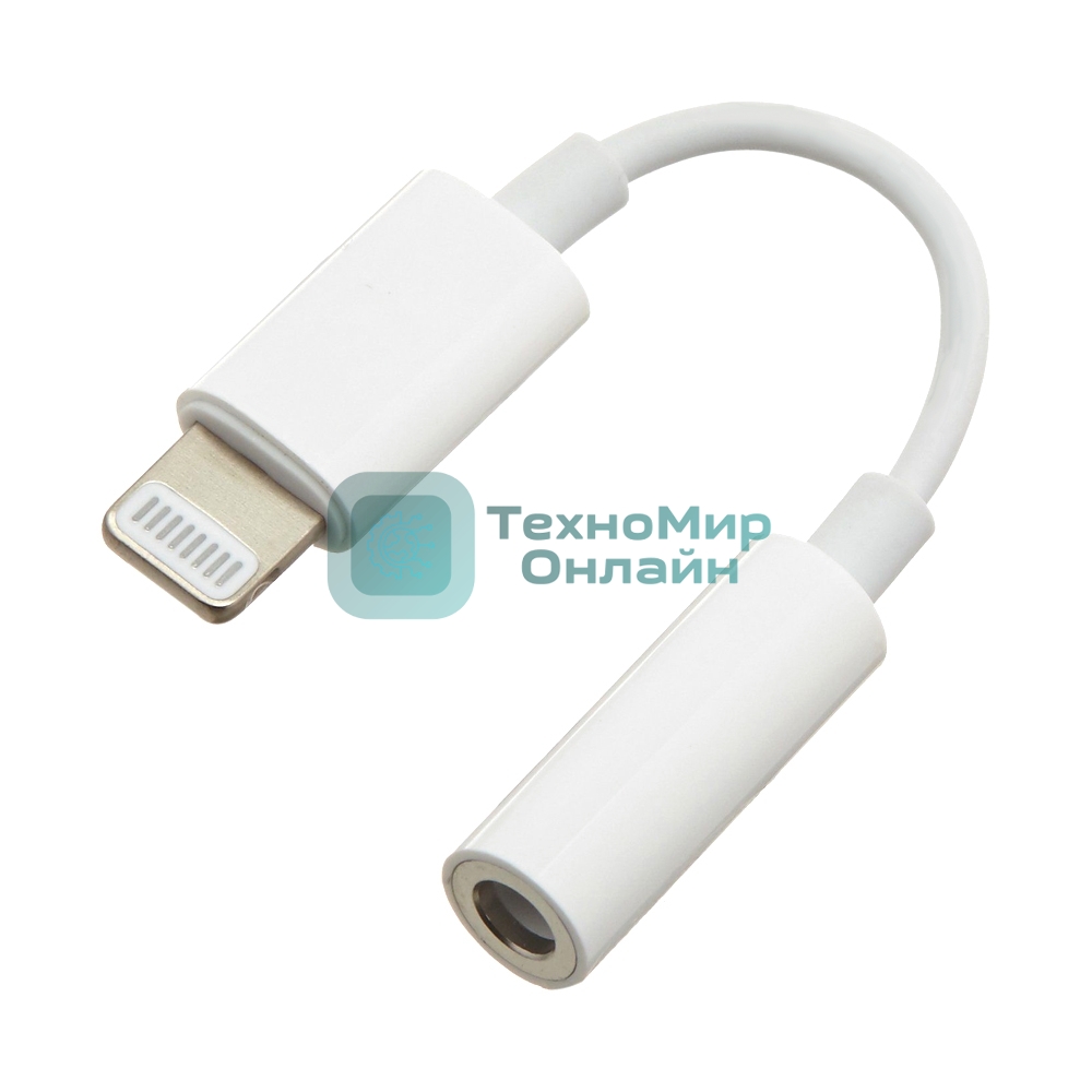 Переходник USB Cablexpert CCA-LM3.5F-01-W, Lightning/Jack3.5F, белый