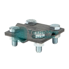 Зажим крестовидный прут-прут (пластина 57х57 мм) HZ PROxima EKF lp-g3109