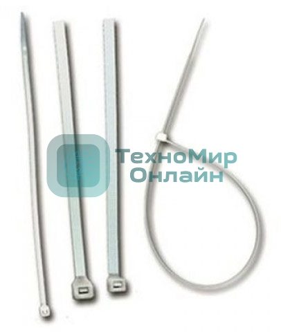 Стяжка пластиковая Lanmaster TWT-CV-100 100x2.5 мм (упак: 100 шт) нейлон внутри помещений