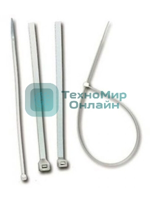 Стяжка пластиковая Lanmaster TWT-CV-100 100x2.5 мм (упак: 100 шт) нейлон внутри помещений