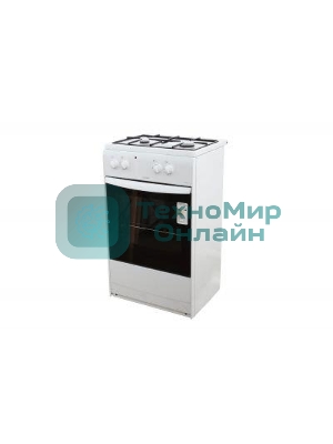 Плита комбинированная Darina S KM 521 300 W белый/черный, конфорок 2 шт, духовка 45 л, 50 см x 85 см x 45 см
