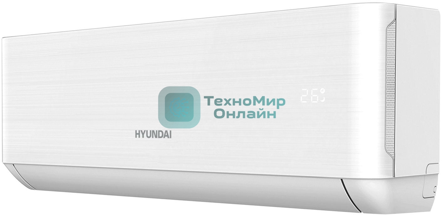 Кондиционер сплит-система Hyundai HAC-24i/T-PRO инвертор, 24000 BTU, 70 м², 31/47 дБ, охлаждение, обогрев, осушение, белый