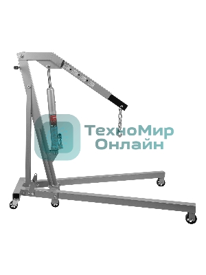 Кран гидравлический Matrix 1 т, h подъема 25–2060 мм, складной (комплект из 2 частей)