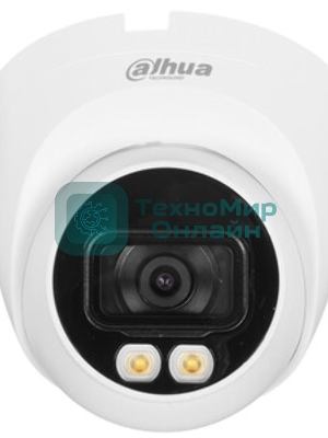 Видеокамера IP Dahua DH-IPC-HDW2439TP-AS-LED-0360B 3.6-3.6мм цветная корп.:белый