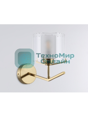 Настенный светильник Ambrella light LH57010 BS/FR латунь/белый матовый E14 max 40W 280*150*220