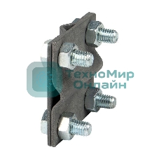 Зажим крестовидный прут-прут (пластина 57х57 мм) HZ PROxima EKF lp-g3109