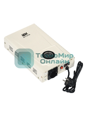 Стабилизатор напряжения настенный SLIM 0,5кВА IEK IVS22-1-D05-09