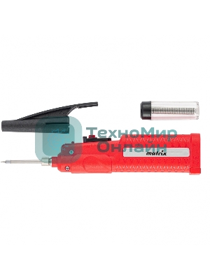 Паяльник беспроводной Matrix 4.5 В, 8 Вт, 350С, припой 10г.