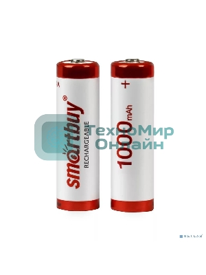 Аккумулятор Smartbuy AA/2BL 1000 mAh (24/240) (SBBR-2A02BL1000) (2шт. в уп-ке)