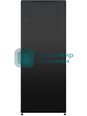 Шкаф серверный NTSS Премиум (NTSS-R42U6080GS-BL) напольный 42U 600x800 мм пер. дв. стекл. металл 900 кг черный 710 мм 99 кг 1987 мм IP20 сталь