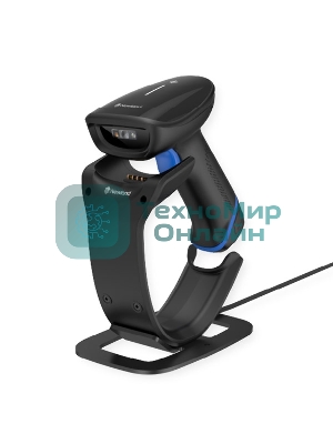 Сканер штрих-кодов HR2000 2D CMOS Wireless Bluetooth Handheld Reader with Stand/Docking Station and integrated USB-A cable