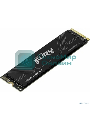 Накопитель SSD Kingston Fury Renegade, 2Tb, M.2(22x80мм), NVMe, PCIe 5.0 x4, 3D TLC, R/W 14700/14000Mb/s, IOPs 2 200 000/2 200 000, TbW 2000, DWPD 0.5 (12 мес)