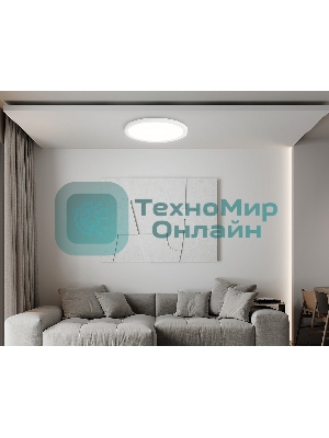 Светильник светодиодный ультратонкий Ambrella light FZ1907 WH белый IP54 35W 3000K-6500K CCT-переключатель D450*25 (Без ПДУ)