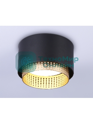 Светильник Ambrella light TN71275 BK/GD черный/золото GX53 max 12W D95*62