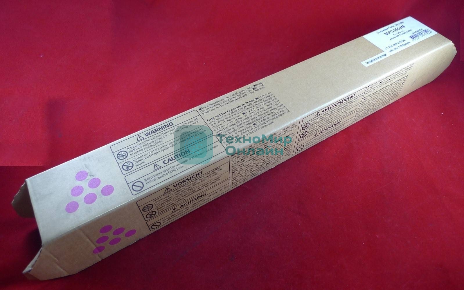 Картридж лазерный Ricoh Aficio MP C3003/C3503 пурпурный, type MPC3503E (туба, 350г) JPN