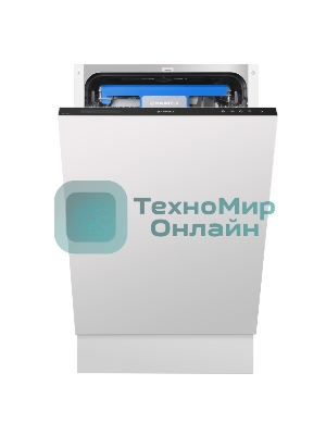 Встраиваемая посудомоечная машина Maunfeld MLP-08IM, черный, 44.8 см, 10 компл., 47 дБ, класс A++