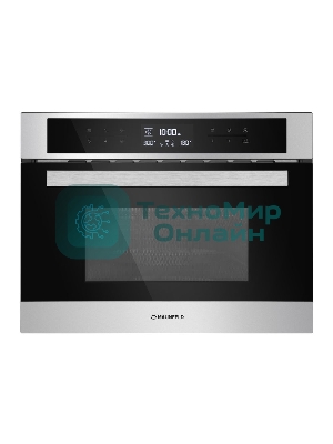 Шкаф духовой электрический с функцией СВЧ Maunfeld MCMO.44.9S, встраиваемый