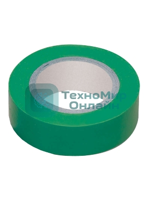 Изолента ПВХ 15 мм (рул. 20м) OIT-B15-20/G зел. ОНЛАЙТ 71680