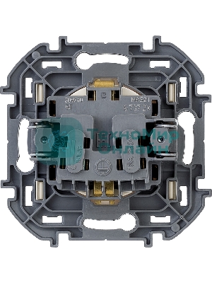 Розетка 2К+З немецкий стандарт 16А 250 В слоновая кость