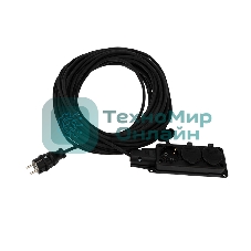 Удлинитель-шнур Rexant КГ 3х1.5, 30 м, 3 гнезда, морозостойкий, с/з, 16 А, 3500 Вт, IP44 (Сделано в России)