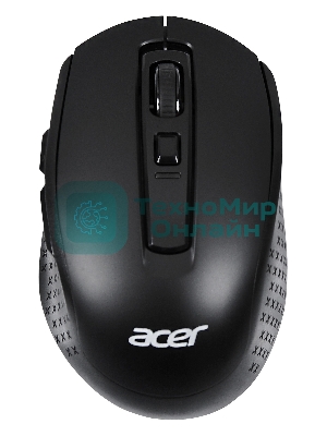 Мышь беспроводная Acer OMR060 черный, 1600 dpi, радиоканал, USB, кнопки - 6