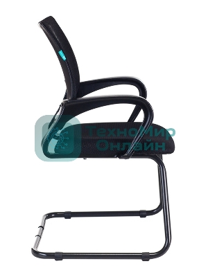 Кресло Бюрократ CH-695N-AV/B/TW-11 черный, экокожа, 120 кг, механизм качания