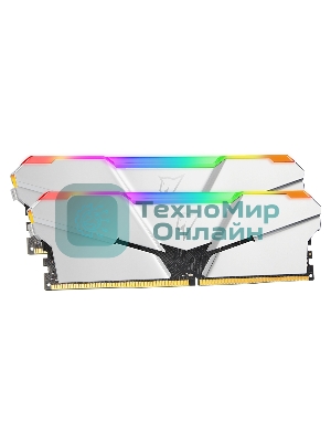 Оперативная память NETAC Shadow, DDR4, 16GB (2x8GB), 3600MHz, CL16, DIMM, с радиаторами, RGB, серебристый