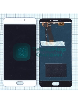 Дисплей для Meizu M5 Note белый