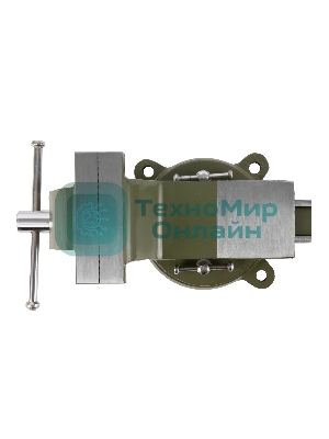 Тиски слесарные Сибртех 100 мм, стальные, поворотные