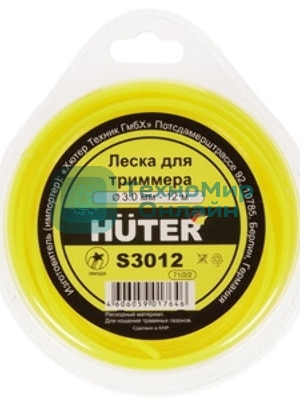 Леска Huter S3012 (звезда)