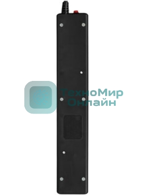 Сетевой фильтр PowerCube, PC 3м, 5р, черный граф. 10А, UPS(C14), SPG5-B3