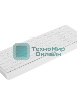 Клавиатура проводная A4Tech Fstyler FK15, USB, белый