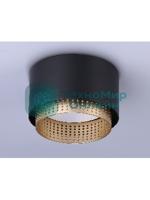 Светильник Ambrella light TN71275 BK/GD черный/золото GX53 max 12W D95*62