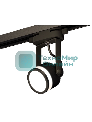 Светильник Ambrella light XT6602080 PBK/SBK/FR черный полированный/черный песок/белый матовый MR16 GU10 (C6602, N6221)