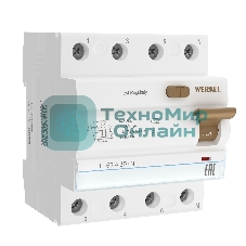 Устройство защитного отключения Werkel 3P+N 63 A 30m А АС  6 kА W914P636