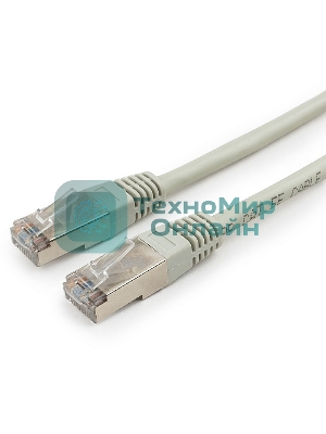 Патч-корд FTP Cablexpert cat.5e, 5м, литой, многожильный серый