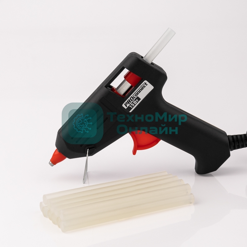 Набор ПК01 для творчества Rexant (пистолет 15 Вт, стержни 7 мм)