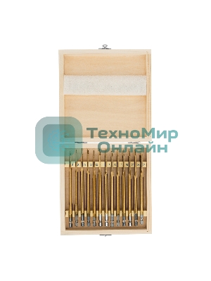 Набор сверл Matrix перовых по дереву, 6-8-10-12-13-14-16-18-19-20-22-24-25 мм 13 шт дерев