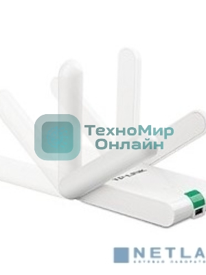 Сетевой адаптер TP-Link SOHO TL-WN822N Адаптер W300M High-Power Wireless USB Adapter, 2x2 MIMO, 802.11n
