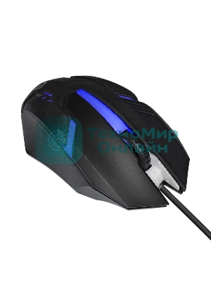 Комплект клавиатура+мышь ExeGate MK140 проводной, USB, 1000 DPI, чёрный/белый