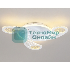 Потолочный светодиодный светильник FA4475/3 WH белый 66W 3000K+BL/4200K+PU/3000K+6400K D560*75 (ПДУ ИК)