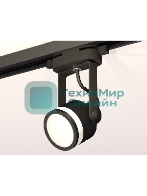 Светильник Ambrella light XT6602080 PBK/SBK/FR черный полированный/черный песок/белый матовый MR16 GU10 (C6602, N6221)