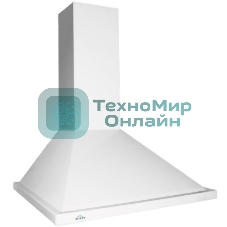 Вытяжка каминная Elikor Оптима 50П-400-К3Л белый, 50 см, 400 куб. м/ч, 55 дБ